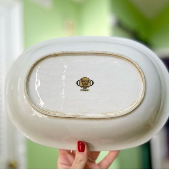 Rewcrest Oval Floral Vintage Collectible Kitchen Serving Oval Dish Plate Bowl - Picture 3 of 7